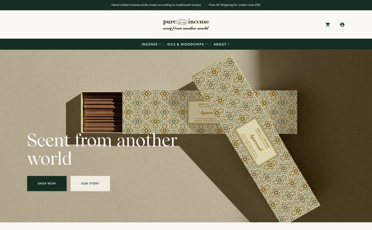 A customer website built with Flatsome
